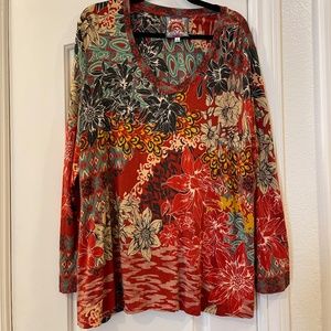 Johnny Was Plus-Size Swing Tee